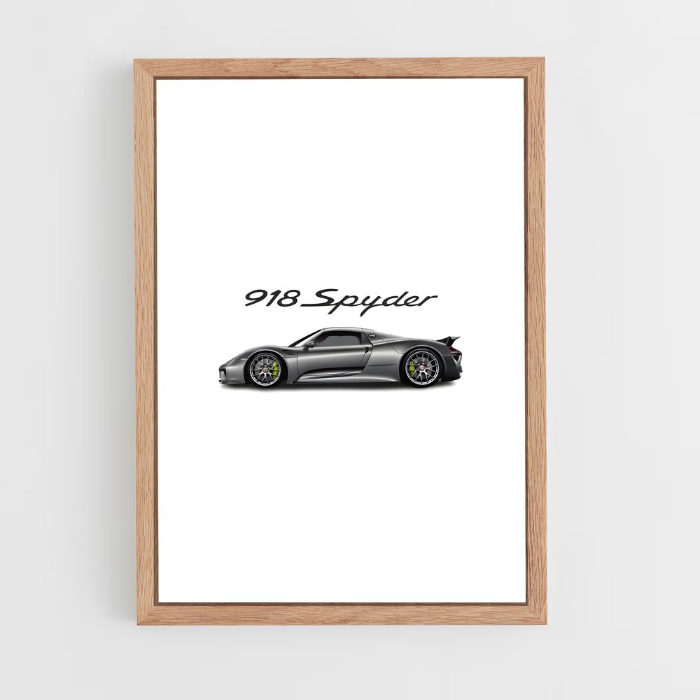 Poster 911 Black Beauty – affiche Porsche (vue 4)